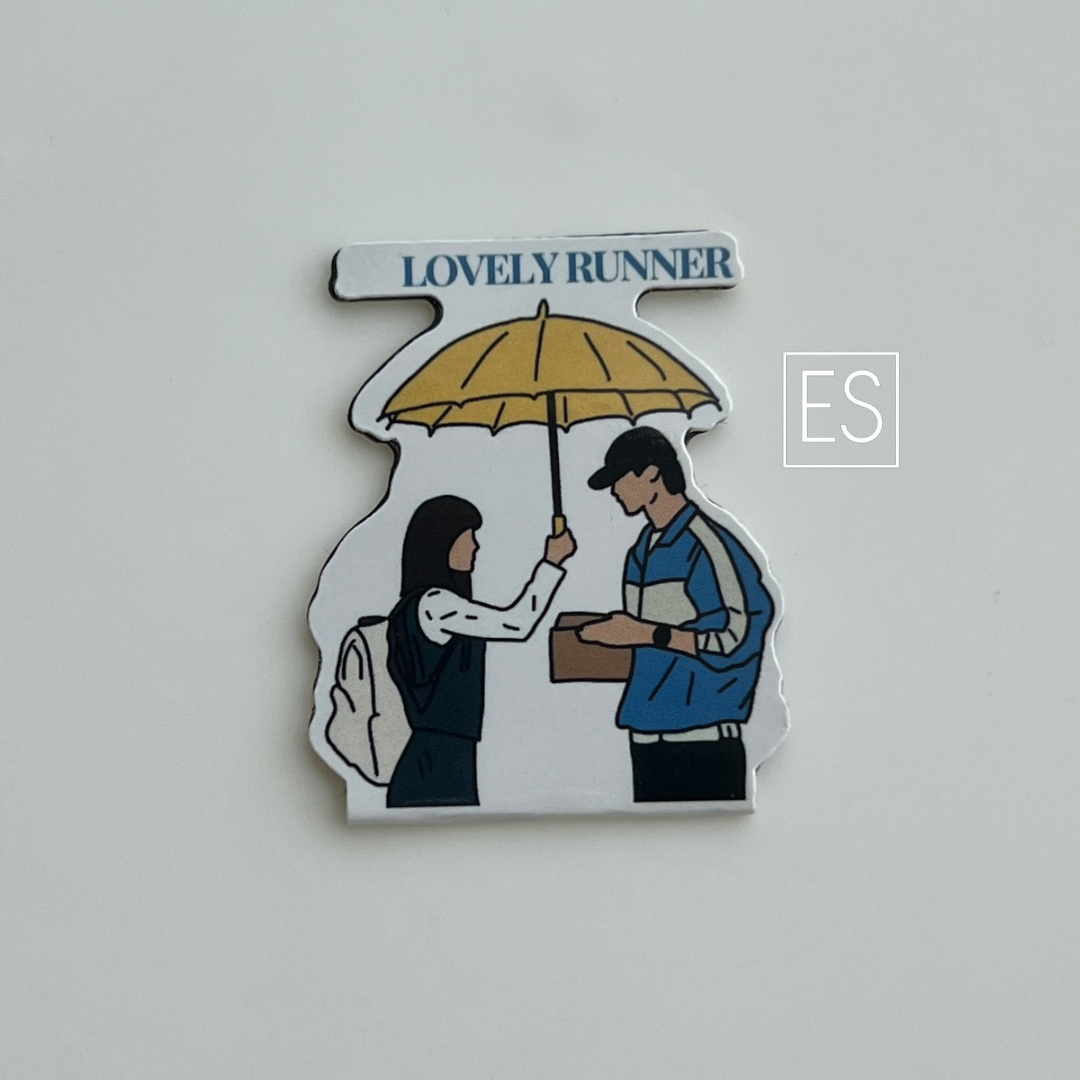 K-drama lovely runner magnet bookmark