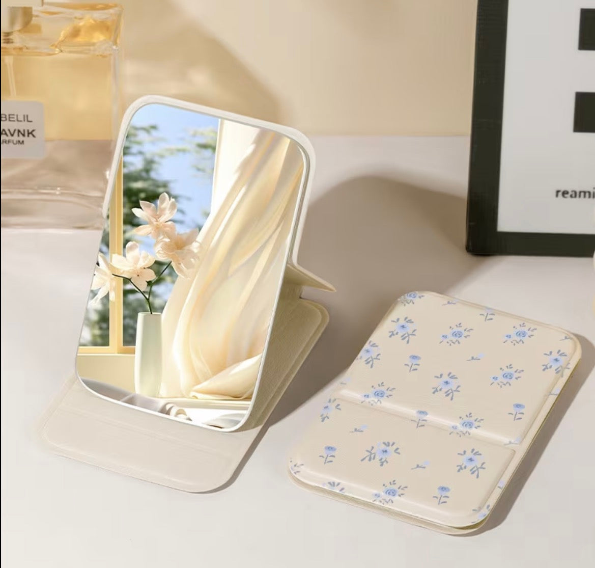 Floral mirror