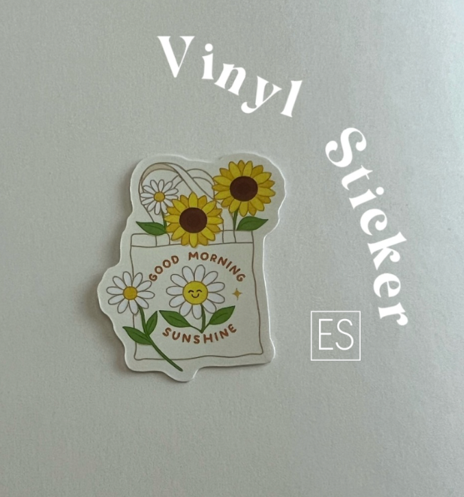 Sunflower bag vinyl