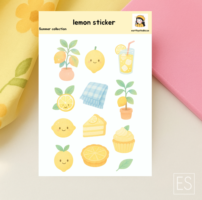Lemon sticker sheet #2