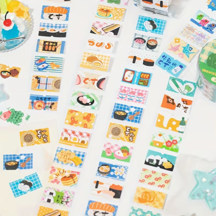 1pcs Japanese snack washi tape - random pick