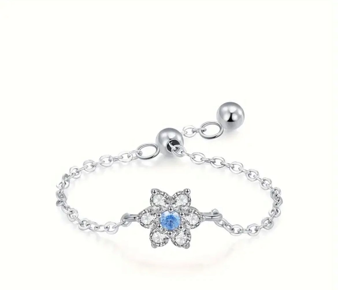 Flower Ring Adjustable