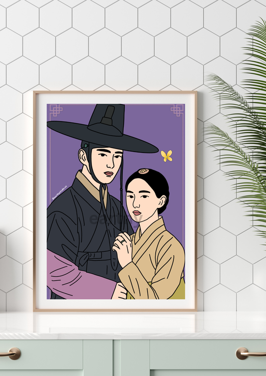 k-drama the first night with duke digital print