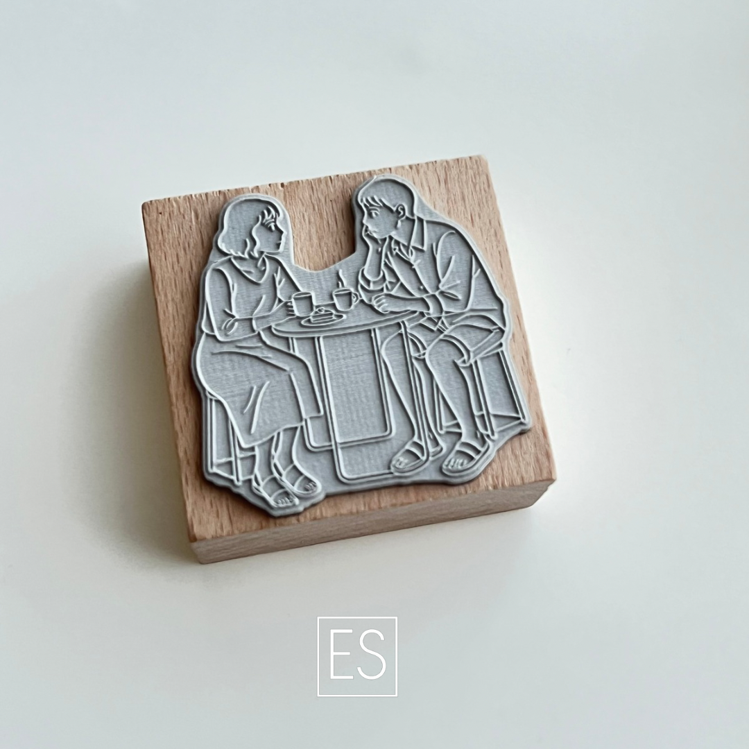 Cozy day stamp