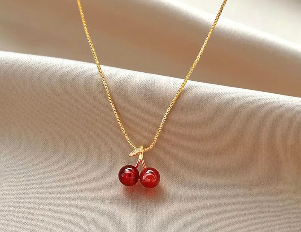 Cherry necklace