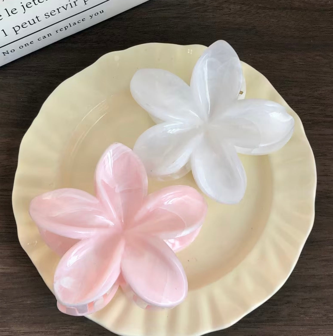 2pcs Floral hair clip