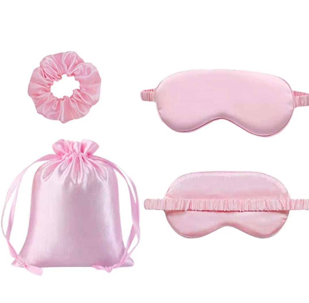 3pcs pink sleep mask