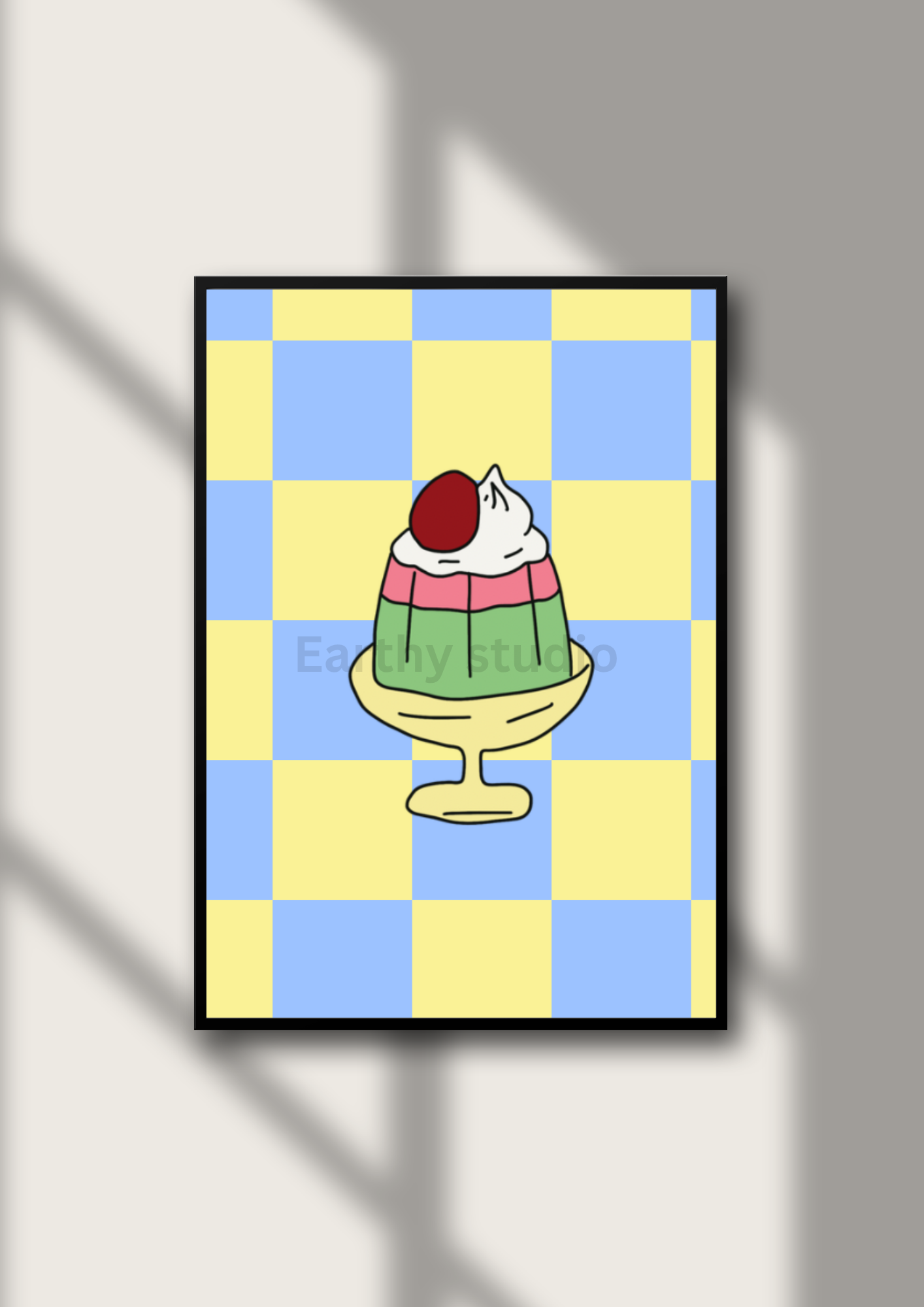 Summer dessert digital print🩵💛