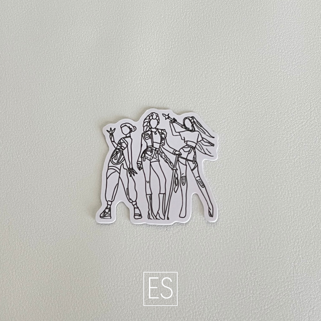 Demon hunter vinyl sticker
