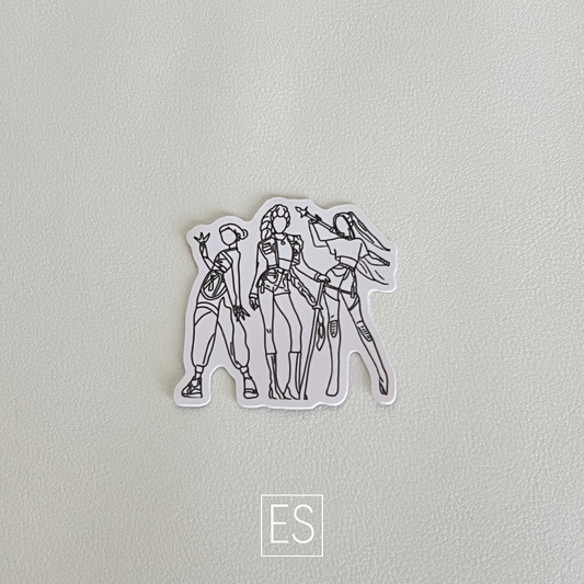 Demon hunter vinyl sticker