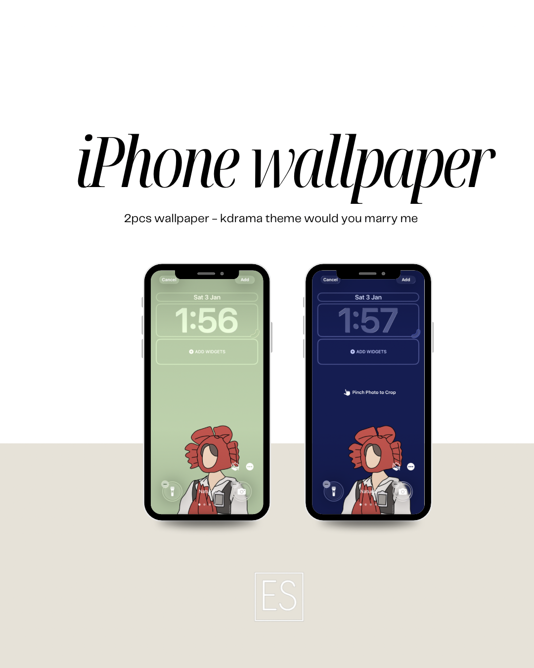 Kdrama iPhone wallpaper 2 - would you marry me digital download