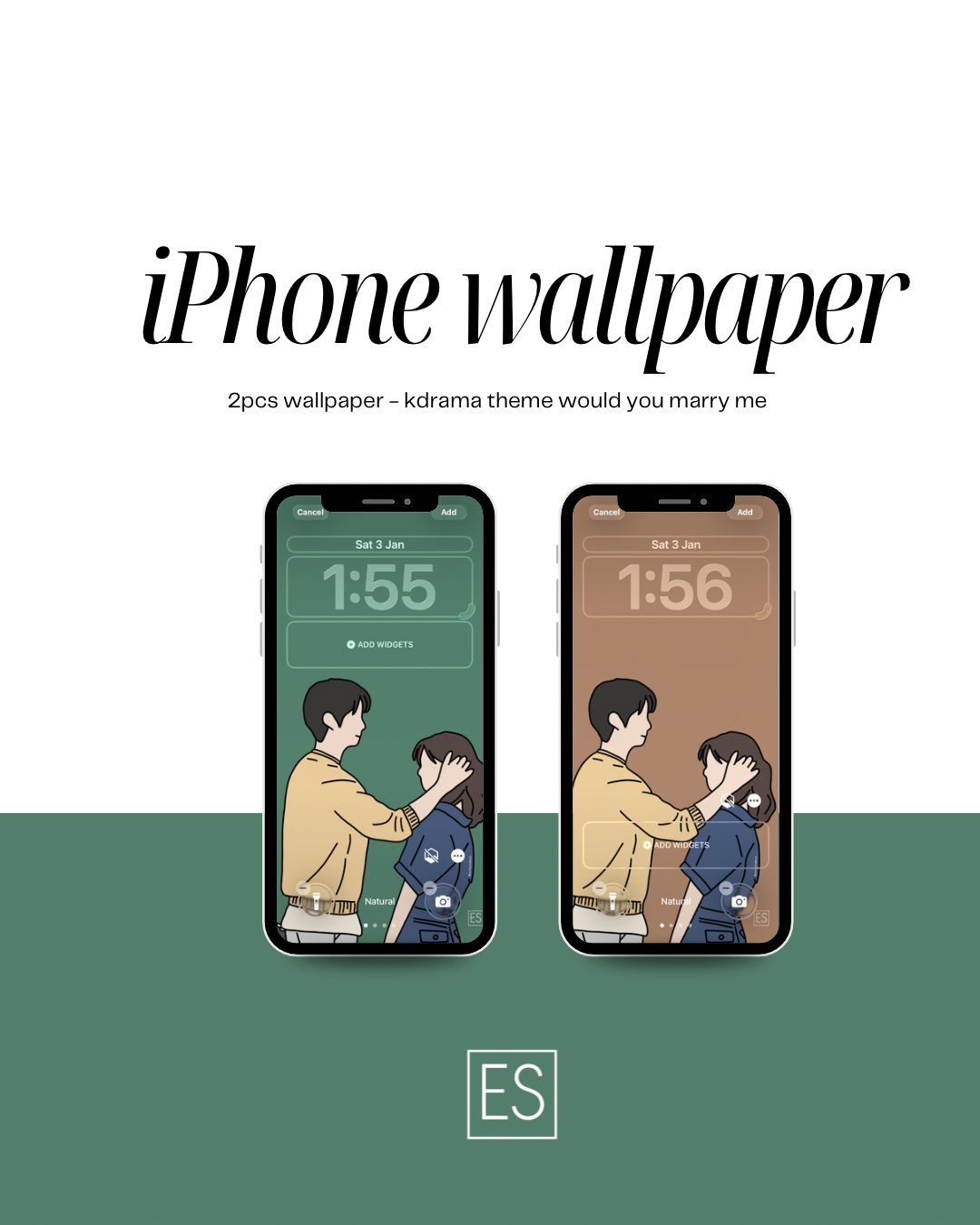 Kdrama iphone wallpaper - would you marry me digital download