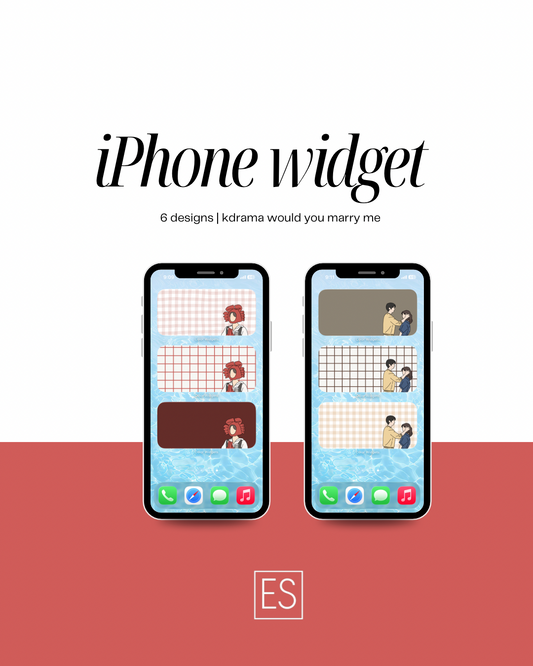 Widget iPhone - kdrama would you marry me ( digital download)