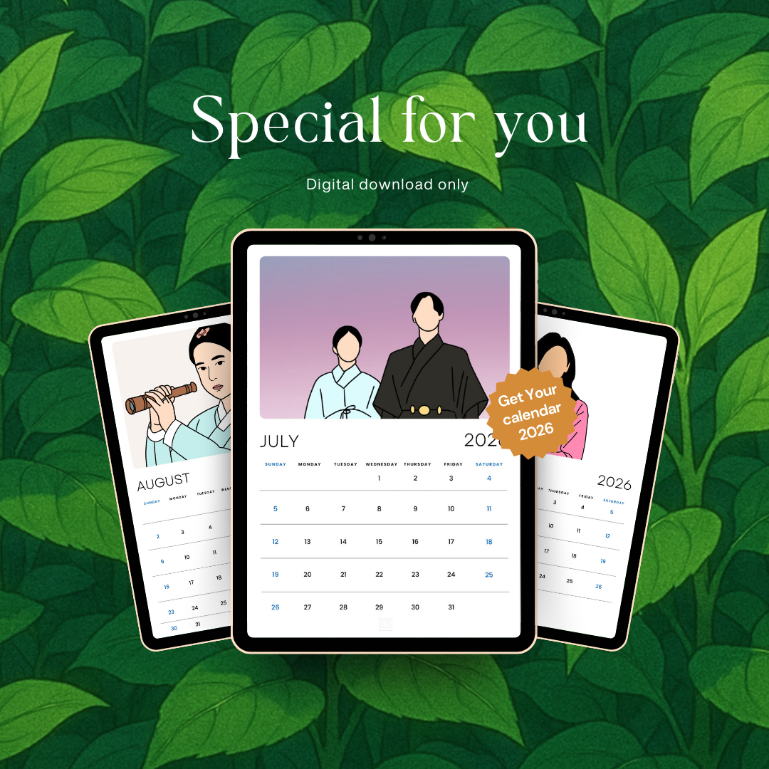 2026 K-Drama Digital Calendar ⭐️
