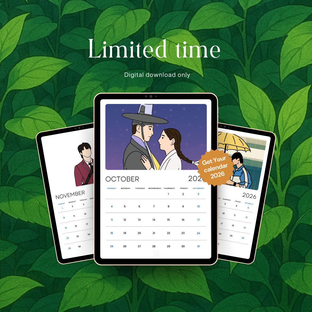 2026 K-Drama Digital Calendar ⭐️