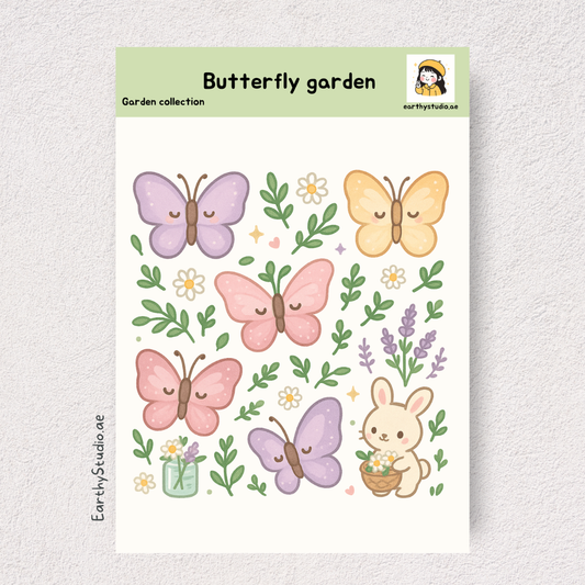 Butterfly sticker sheet