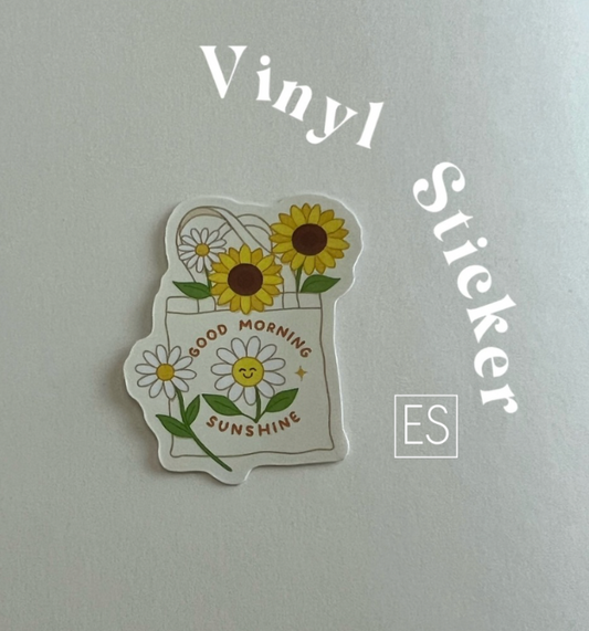 Sunflower bag vinyl