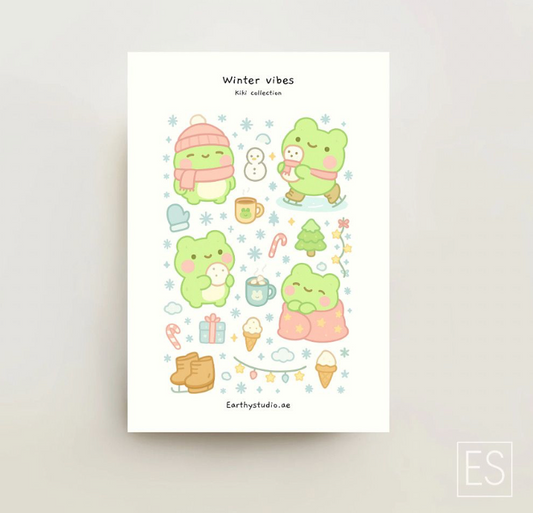 Winter vibes with Kiki 🐸