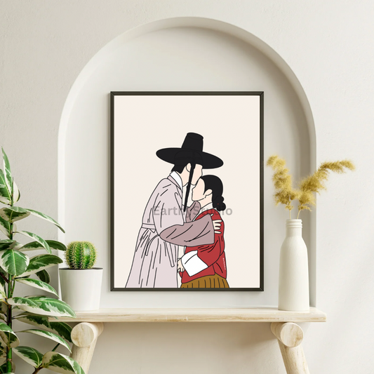 K-drama lover of the red sky | digital print
